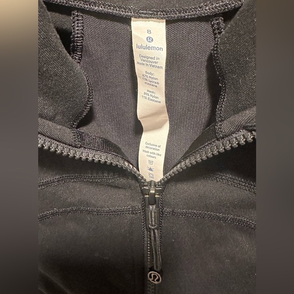Lululemon Black Zip-up Jacket - Picture 3 of 4